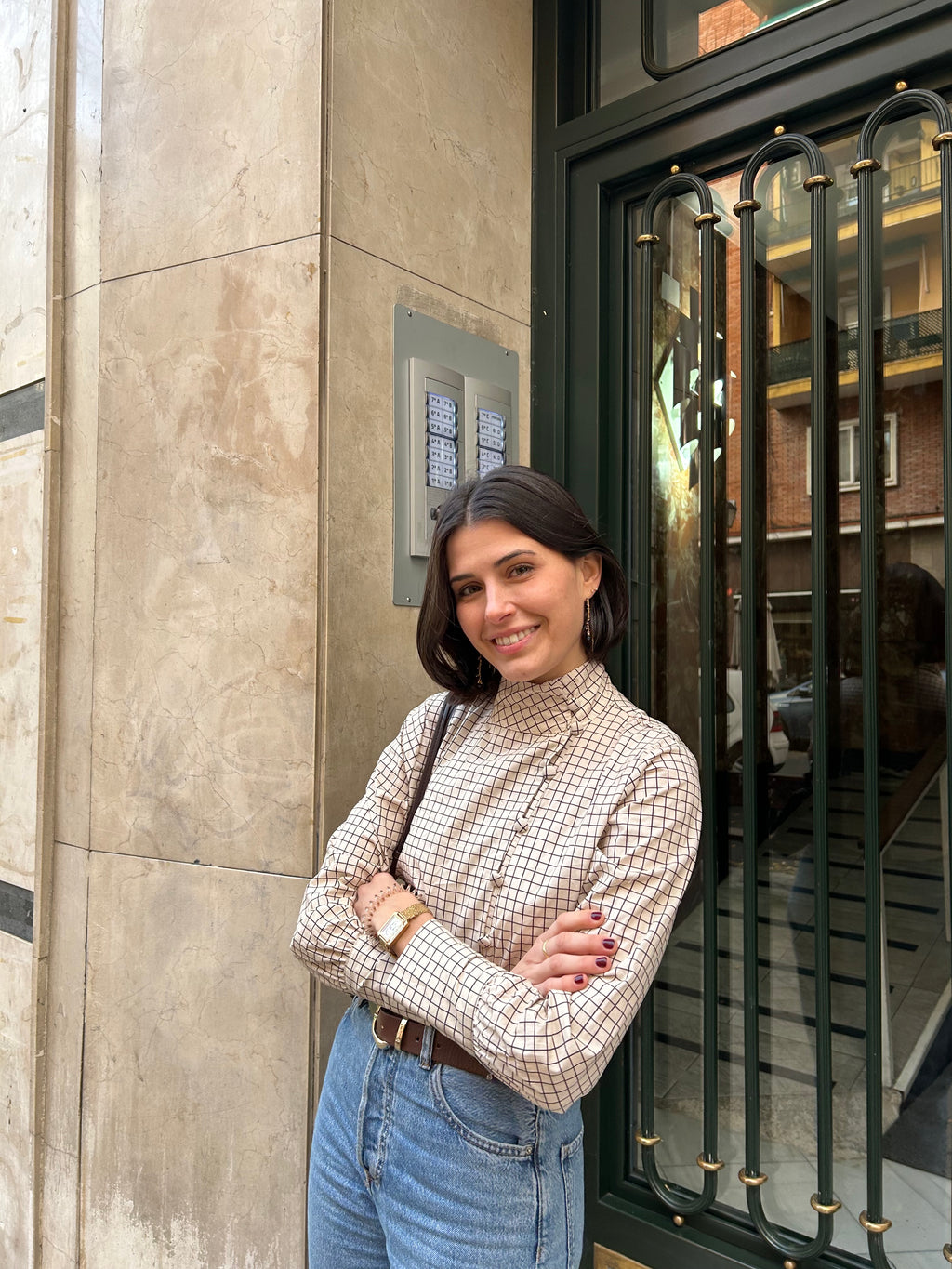 BLUSA ONNA - CUADROS