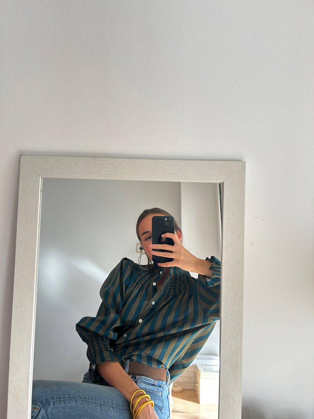 BLUSA NAOMI - AZUL PETRÓLEO