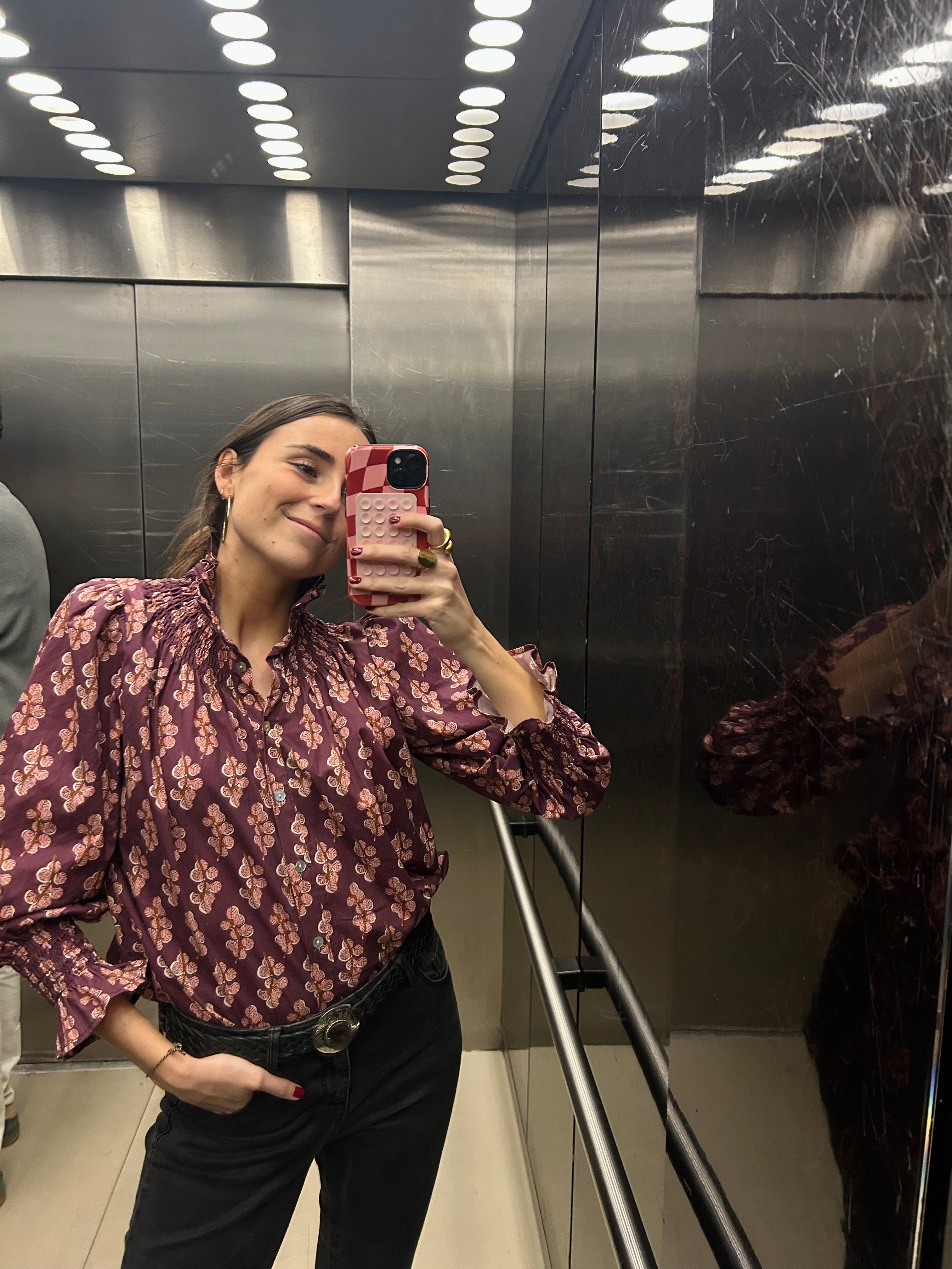 BLUSA OLIVIA - VINO