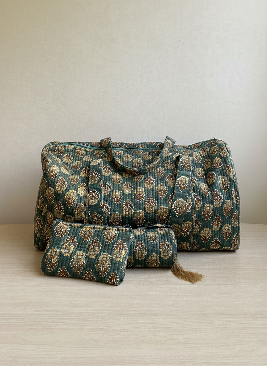 Conjunto viaje verde (L)