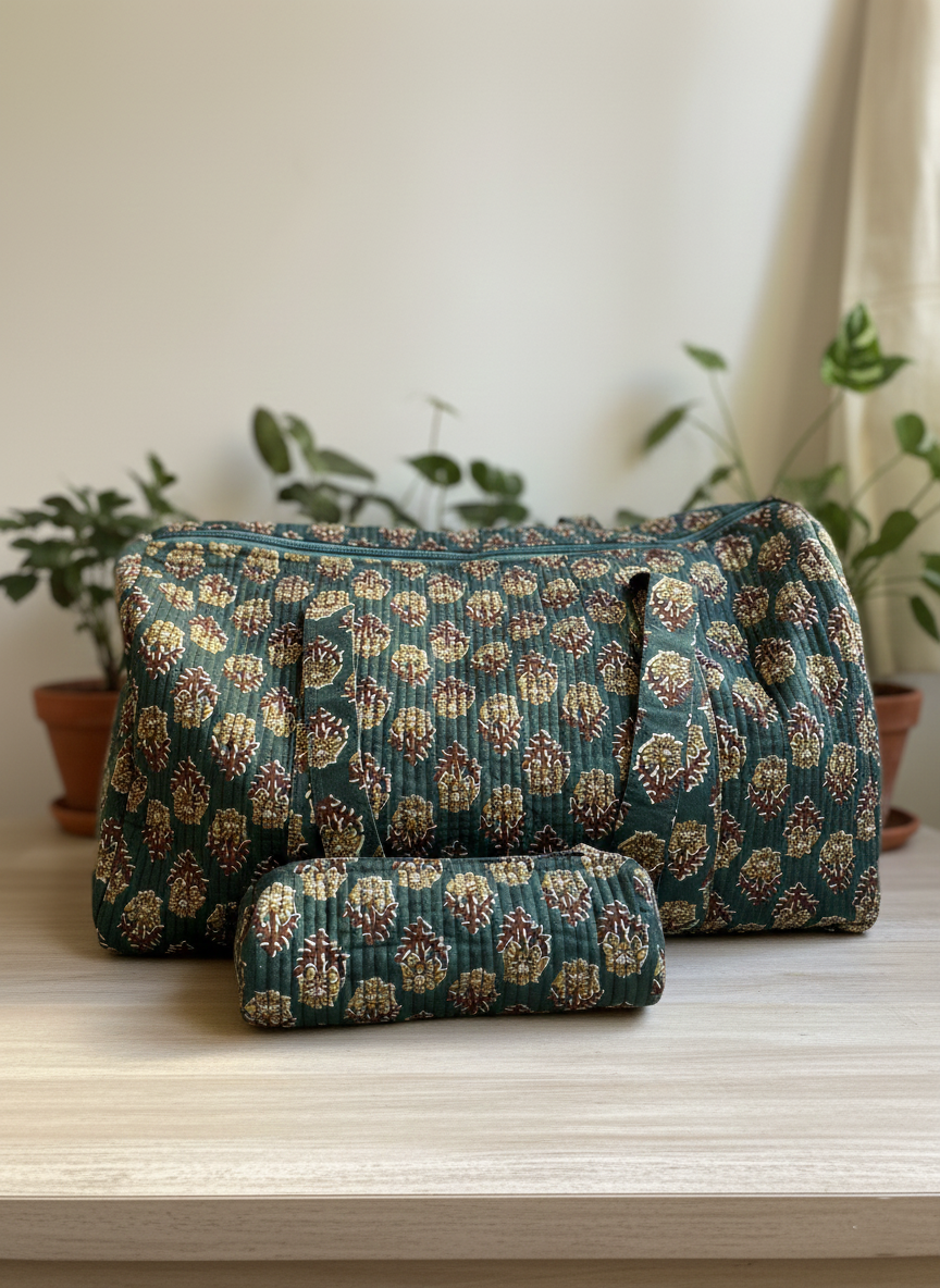 Conjunto viaje verde (S)