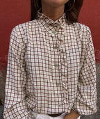 BLUSA TERRACOTA SIN LAZO