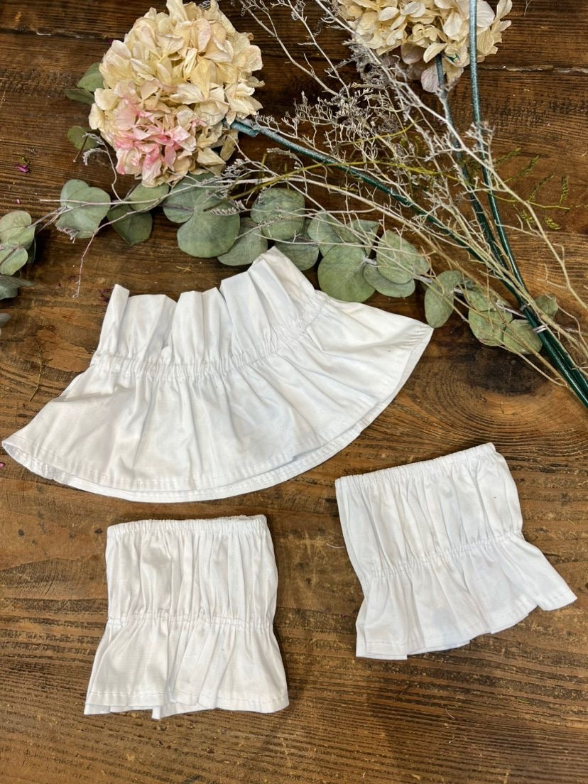 Cuello + Puños Blanco